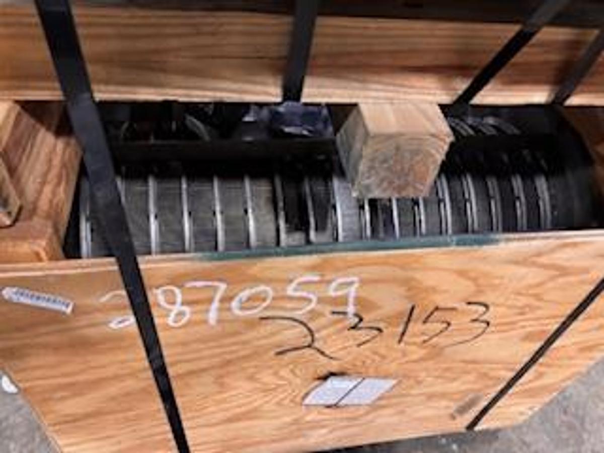 VINCENT MODEL KP-16 S SCREW PRESS SCREENS (2) AVAIL. UNUSED