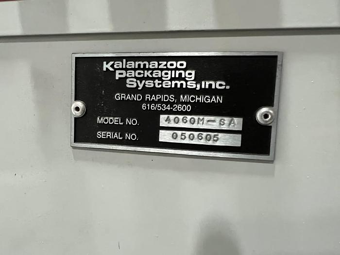 Used KALAMAZOO SYSTEM 4060M-SA STRETCH WRAPPER SEMI-AUTOMATIC 4000LB CAPACITY