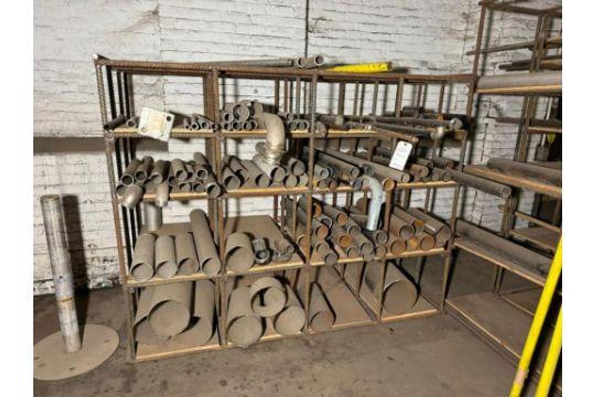 Used LARGE AMOUNT OF CAST, STAINLESS STEEL, ALUMINUM, GALVINIZED AND PVC PIPES