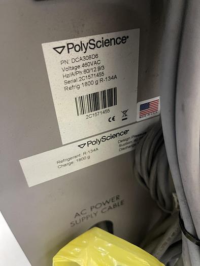 Used POLYSCIENCE DURACHILL DCA308D6 CHILLER - PENDING JF