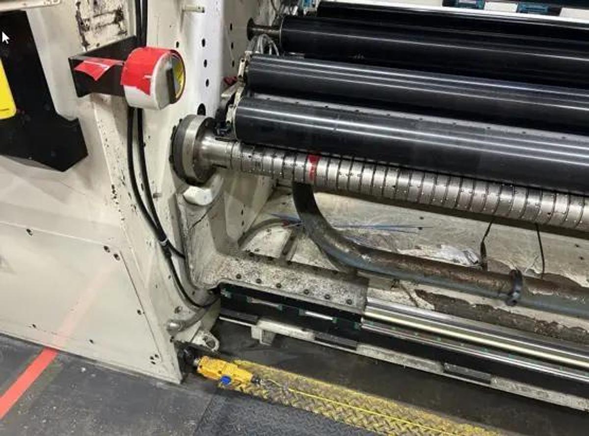 Used 110" WIDE DEACRO DA653D / 162C SIMPLEX REWINDER