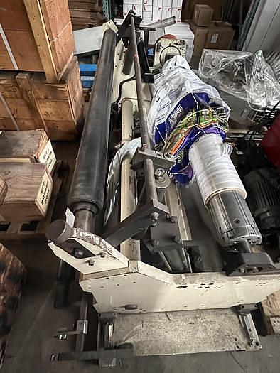 Used 65" WIDE DEACRO MODEL DA-653 DUPLEX CANTILEVERED SLITTER REWINDER