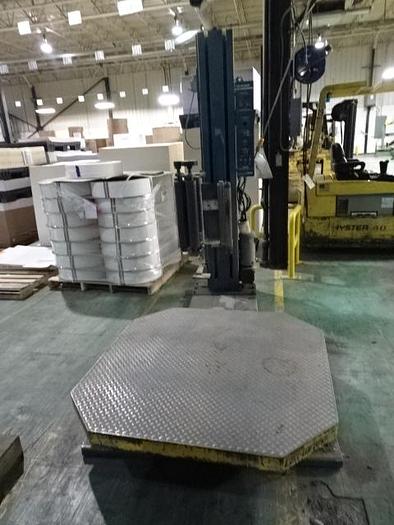 Used LANTECH T SERIES PALLET STRETCH WRAPPER