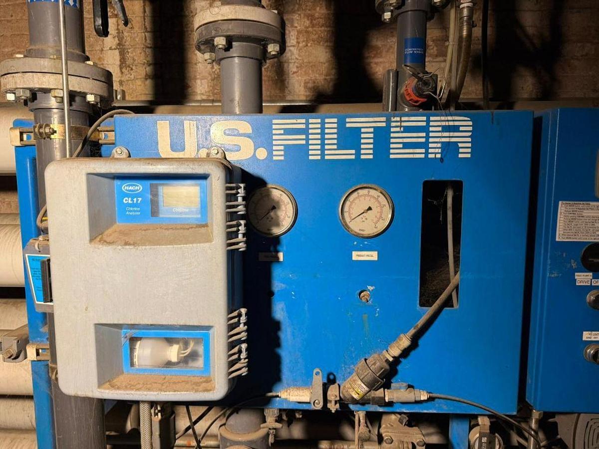 Used US FILTER REVERSE OSMOSIS WATER FILTER SYSTEM