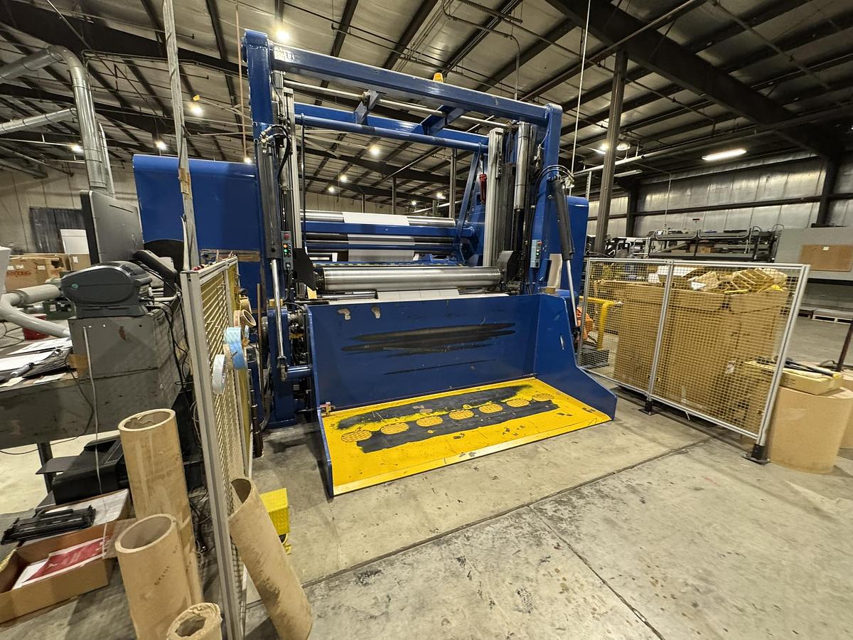 Used 80.5" WIDE AUSQUIP MODEL JM-80-60 TWO DRUM WINDER