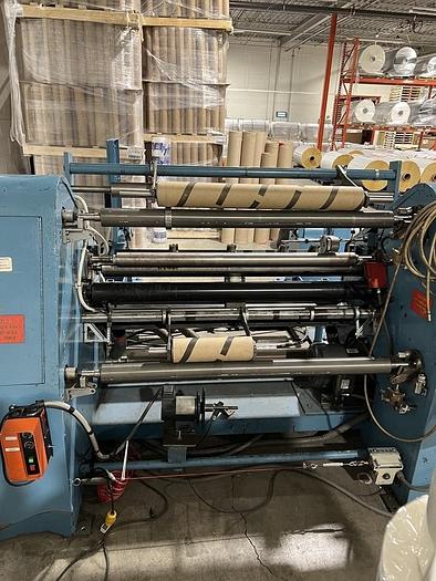 Used 50" WIDE DUSENBERY 635 AL DUPLEX SLITTER REWINDER