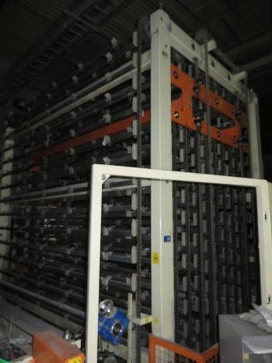 Used 112" BAOSUO BATHROOM TISSUE LINE WITH VTP CARTON ERECTOR, PACKER & VTP 8450 WRAPPER