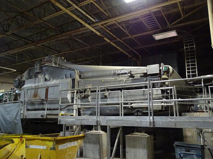 Used 122" (3.1M) TWIN WIRE WETLAP MACHINE W/ MODIFIED HEADBOX IN 2018 RATED 232 AIR DRY TONS