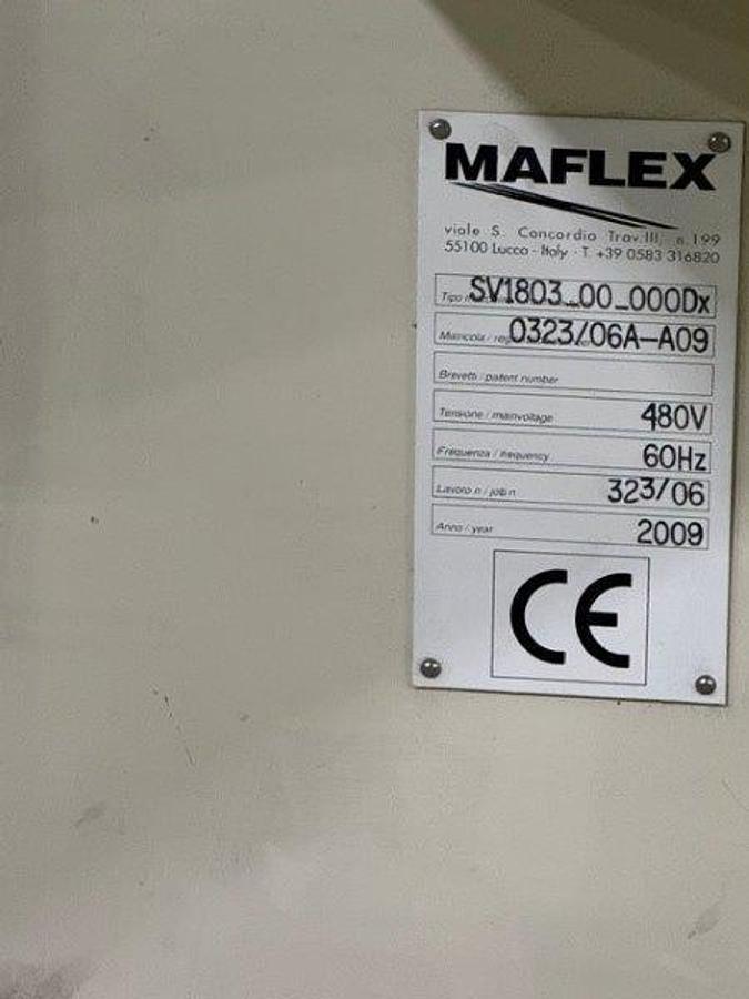 Used 108" WIDE MAFLEX HESTIA MODEL SA-502 INDUTRIAL ROLL REWINDER
