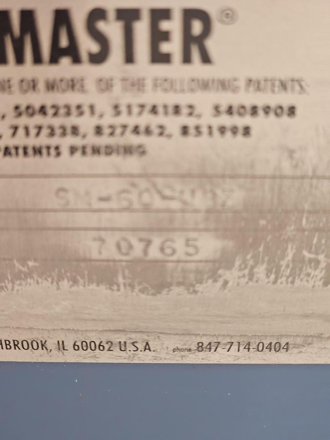 Used 60" WIDE ROSENTHAL SM-60 SHEETER W