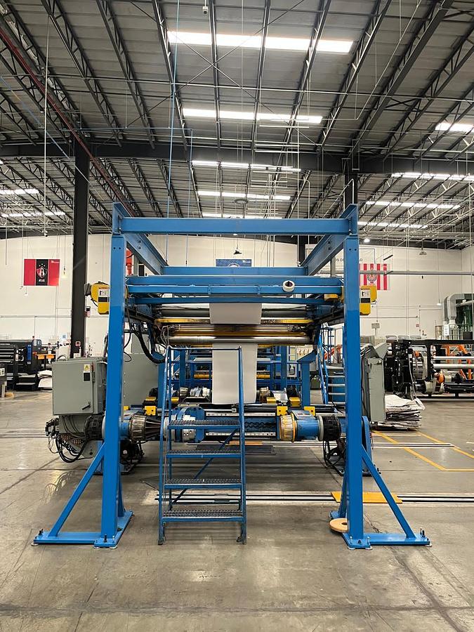 Used 65" WIDE BW MARQUIP SHEET WIZARD DUAL ROTARY SHEETER