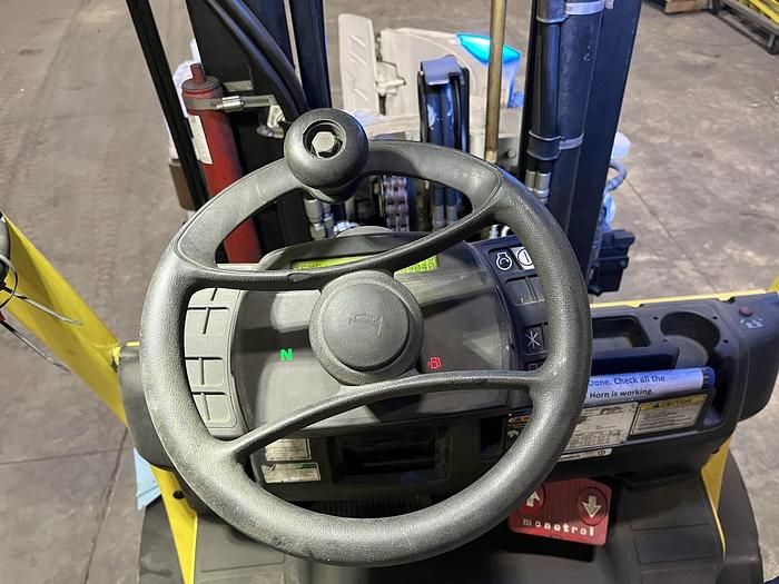 Used 2018 12,000 POUND HYSTER MODEL S120FTPRS TWO STAGE MAST-PENDING AUC