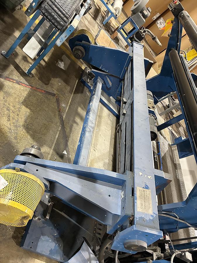 Used 63" WIDE DEACRO MODEL DA 653 DUPLEX CANTILEVERED SLITTER REWINDER