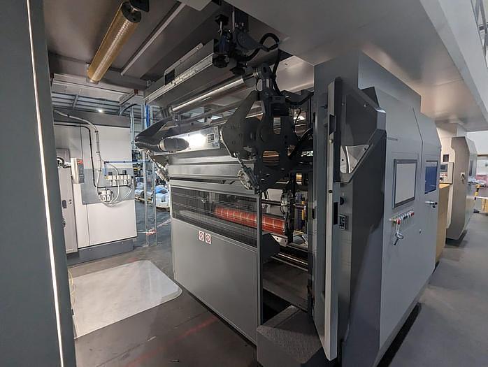 Used 44" NEW BOBST VISION 8 COLOR CI PRESS UNUSED