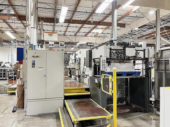 Used BOBST MODEL 142 E DIE CUTTER