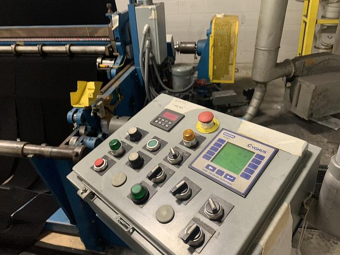 Used 60" WIDE KIDDER PAPER SLITTER REWINDER - UPDATED DRIVE - PENDING