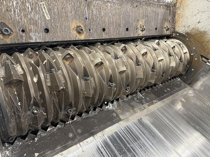 Used VECOPLAN SINGLE SHAFT SHREDDER MODEL VAZ1300S / VAZ 1300 S 100 HP MANUFACTURED 2013