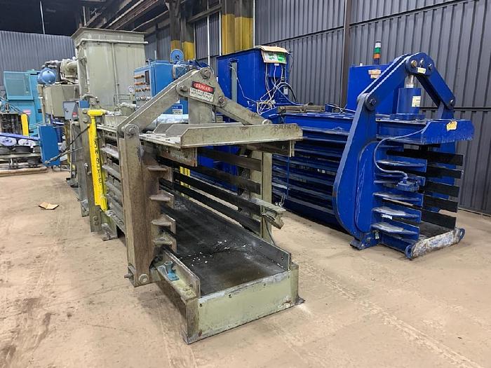 Used 75 HP AMERICAN BALER 9" CYLINDER AUTO TIE HORIZONTAL BALER MODEL 5029H975