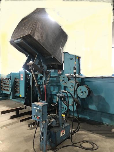 Used MAREN HORITZONTAL AUTO TIE BALER MODEL 203-338R50  50 HP - PENDING