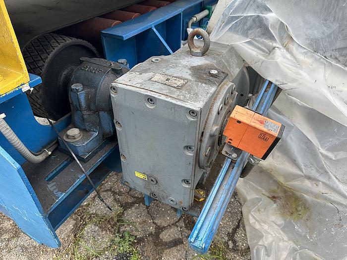 Used PULPER CONVEYOR RUBBER BELT 257" LENGTH 39" BELT WIDTH