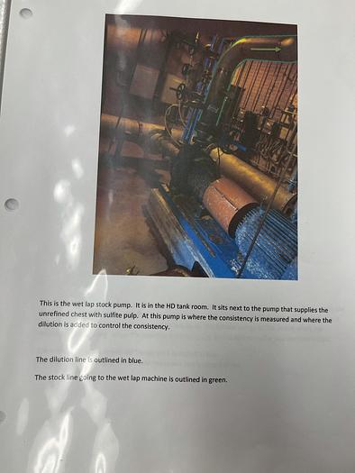 Used 122" (3.1M) TWIN WIRE WETLAP MACHINE W/ MODIFIED HEADBOX IN 2018 RATED 232 AIR DRY TONS