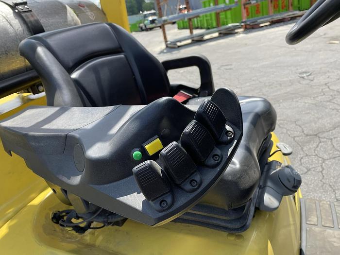 Used 12,000 POUND HYSTER S120FTPRS FORKLIFT WITH PAPER ROLL CLAMP MFG. 2018