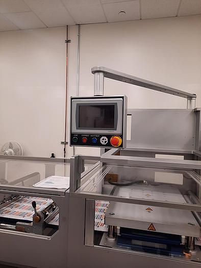 Used 24" WIDE SHAWPAK 3 SIDE SEAL POUCH MACHINE MODEL 3SS