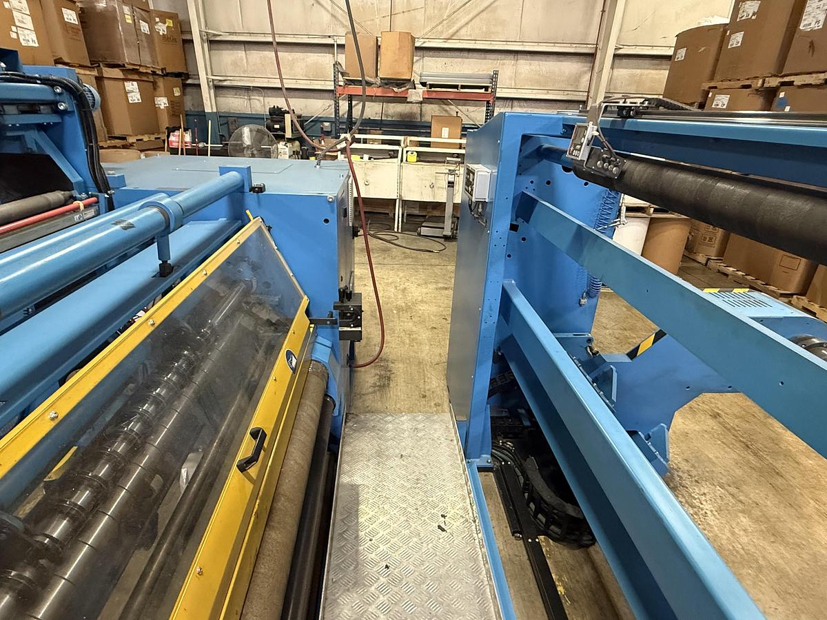 Used 65" WIDE KAMPF STARSLIT DUPLEX SLITTER REWINDER - MANUFACTURED 2011