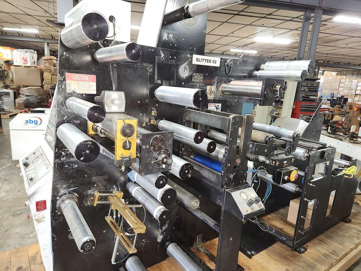 Used 13" ROTOFLEX VSI 330 LABEL REWINDER