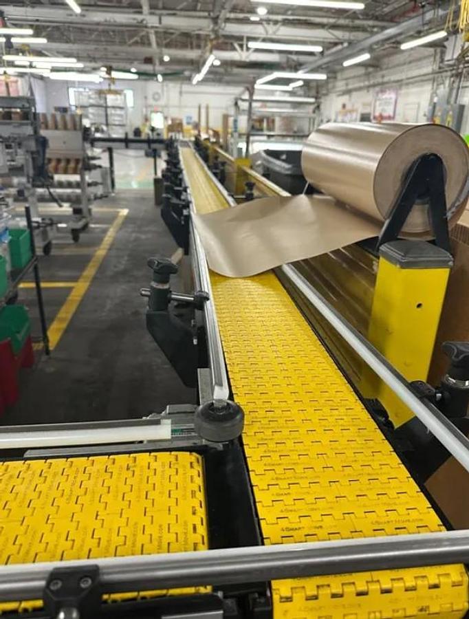 Used 62" WIDE GHEZZI & ANNONI MODEL FA 300 NV FULLY AUTOMATIC TAPE SLITTER MFG 2020