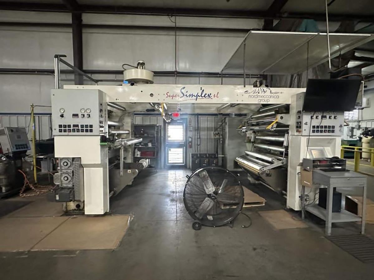 Used 59" WIDE NORDMECCANICA SUPER SIMPLEX 1500 SOLVENTLESS LAMINATOR