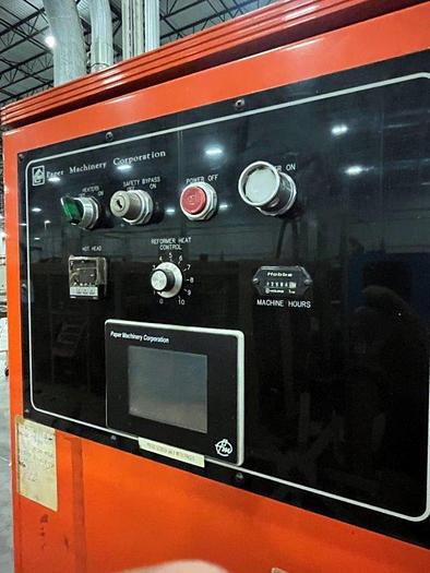 Used PAPER MACHIENRY CORPORATION PMC-1000 PAPER CUP MACHINE 