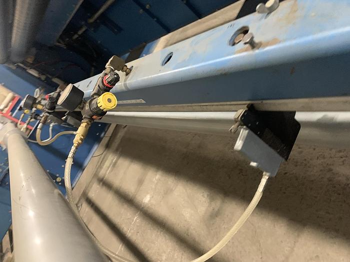 Used 96" ROSENTHAL SHEETER WITH SCORE SLITTING AND STACKER/FOLDING BAR - ALLEN BRADLEY CONTROLS PENDING JA Sold