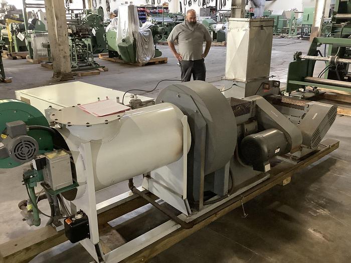 Used 15" WIDE CHESNUT ENGINEERING 1 COLOR PRINTER 2 ROLL ROTOGRAVURE AND LAMINATING LINE