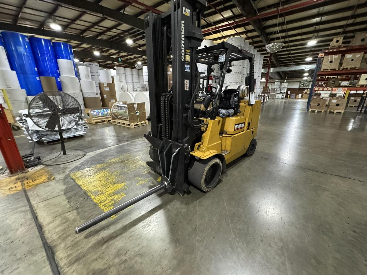 Used CATERPILLAR MODEL GC55KSTR FORKLIFT