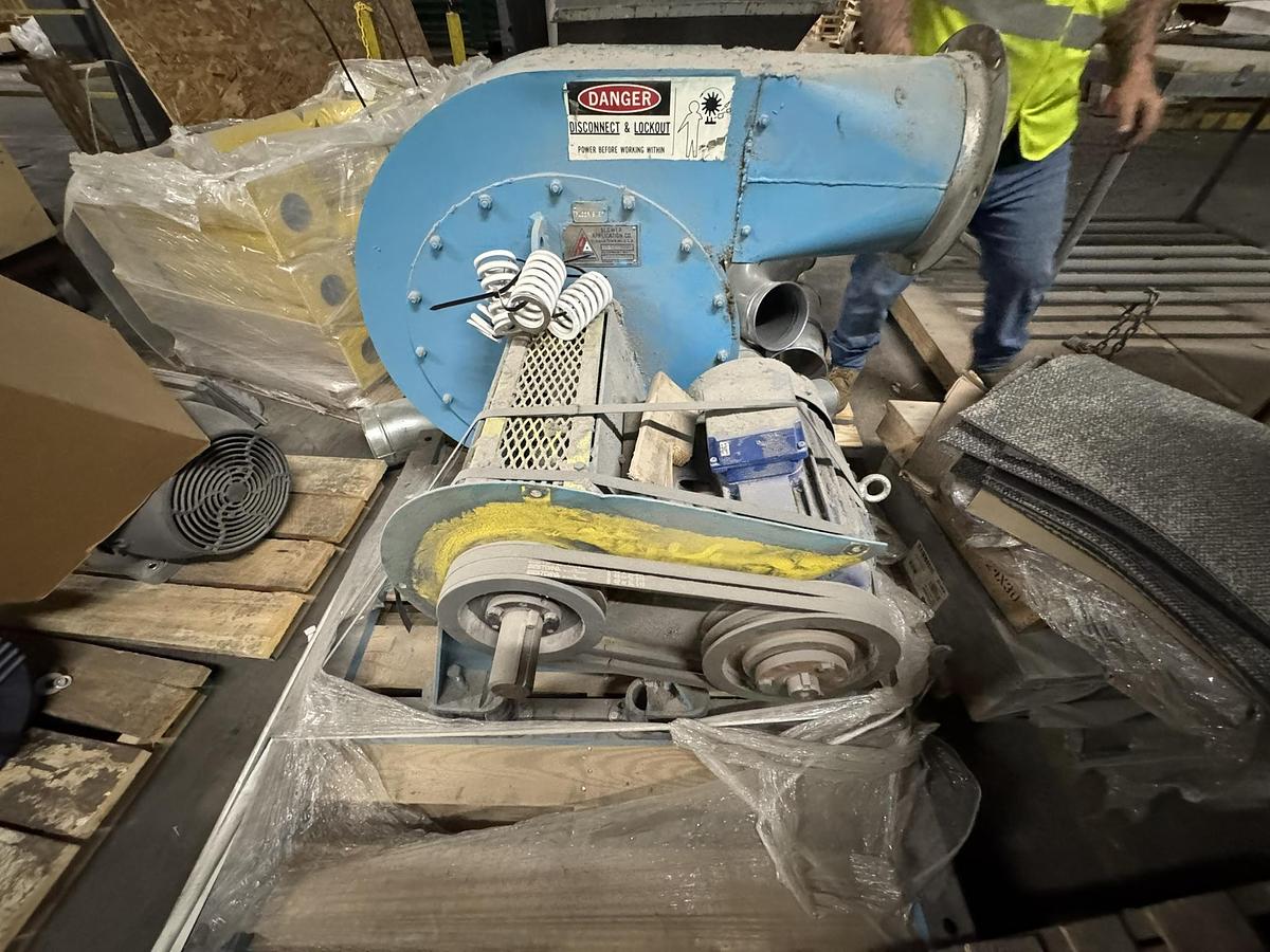 Used BLOAPCO MODEL 25-4 BLOWER WITH MOTOR