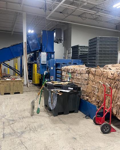 Used IPS BALERS MODEL AT-864-30 HORIZONTAL AUTOTIE BALER