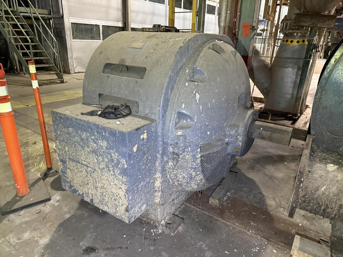 Used 1000 HP FIRST ELECTRIC MOTOR SERVICE INC REFINER MOTOR 505 RPM 4160 V