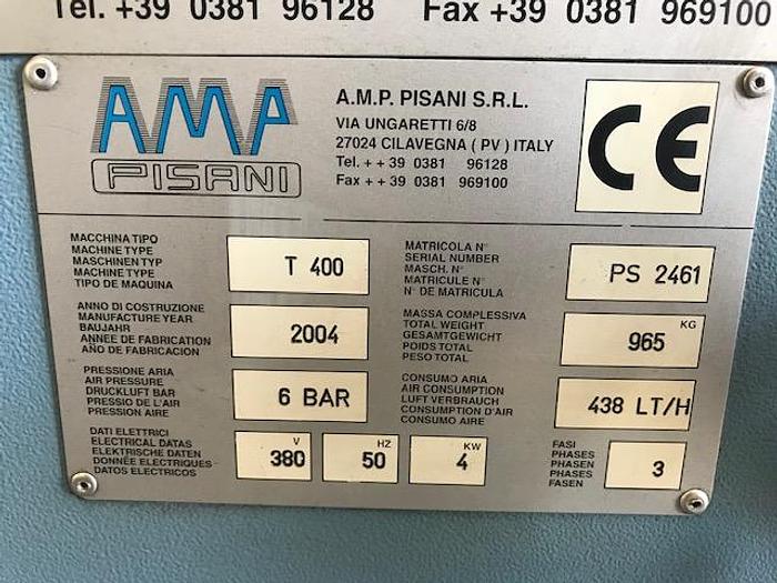 Used AMA-PISANI T-400 BALONEY CUTTER 85" WIDTH 12" DIAMTER ROLL