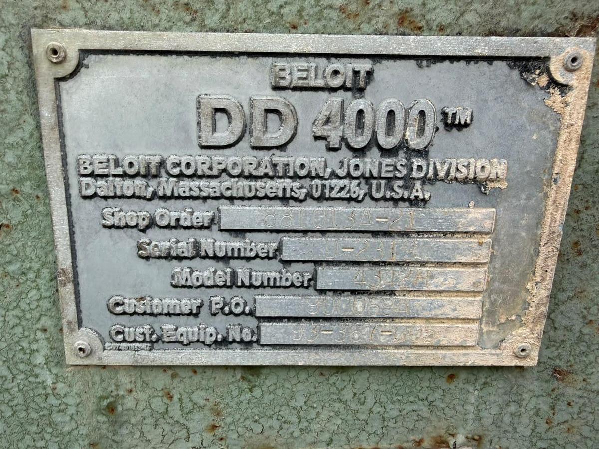 Used BELOIT MODEL 4342H 42" DD 4000 SERIES REFINER