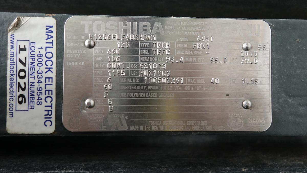 Used KADANT / BLACK CLAWSON UV400 PRESSURE SCREEN NS-111 ROTOR  125HP