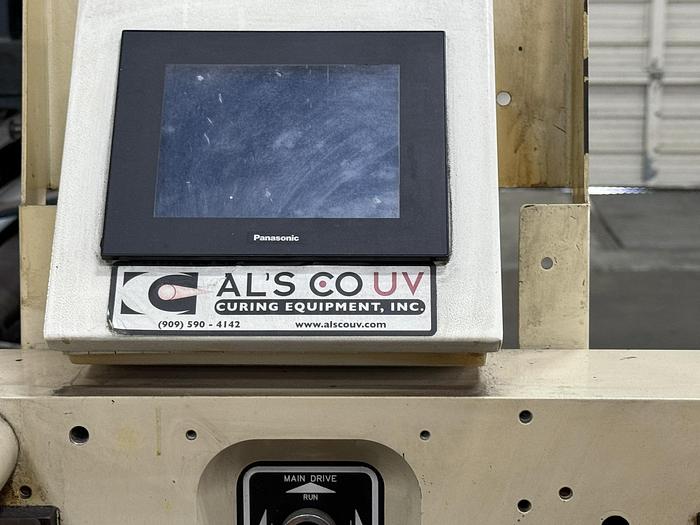 Used 13" WIDE MARK ANDY MODEL 2200-13E FLEXO PRESS 8 PRINT STATIONS 1 DIE CUTTING STATION