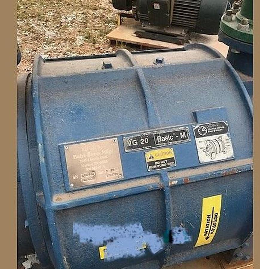 Used VOONER VG 20 BASIC M VACUUM PUMP