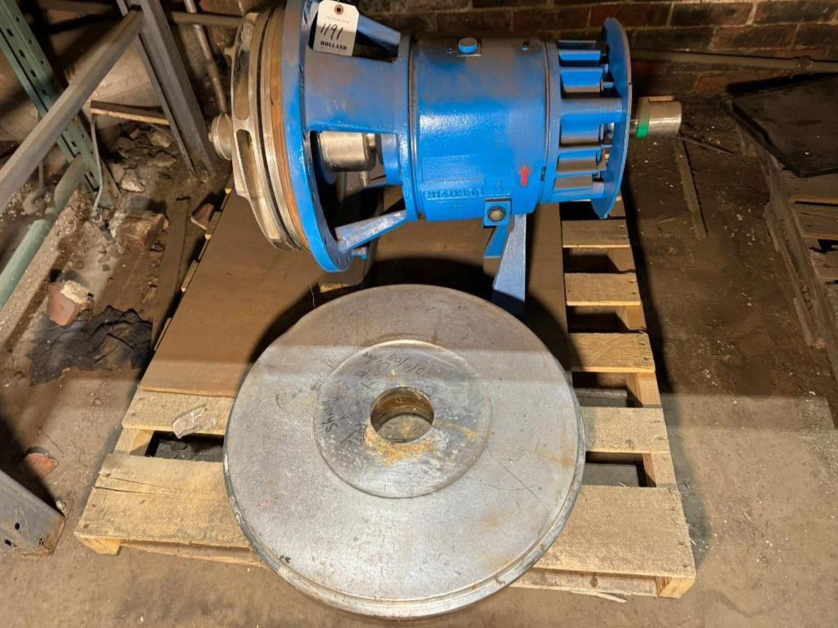 Used POWER END PULLOUT PUMP PART 316 STAINLESS STEEL