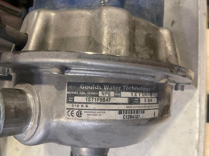 Used GRUNDFOS 1 HP PUMP MODEL CRN1S-15 A FGJ-G-E-HQQE