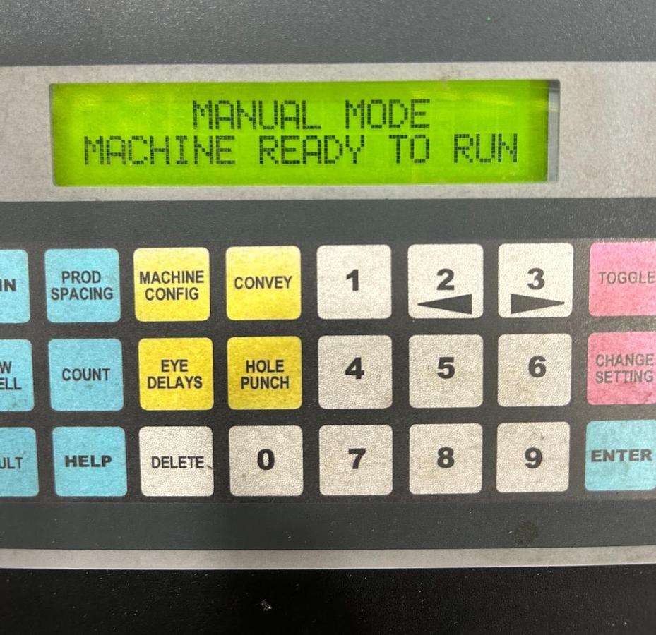 Used SHANKLIN A26A AUTOMATIC L-BAR SEALER WITH CLOSING CONVEYOR