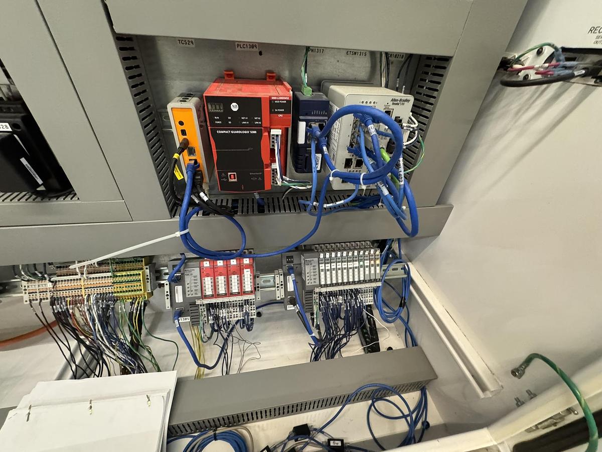 Used 72" WIDE CATBRIDGE LAMINATION LINE & TURRET REWINDER - MFG 2023