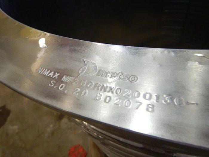 Used VALMET MDL T9 STAINLESS STEEL DELTA PRESSURE SCREEN