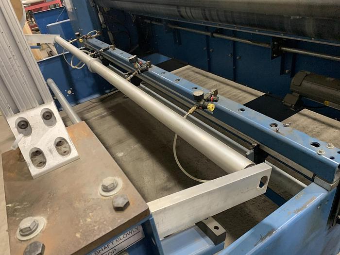 Used 96" ROSENTHAL SHEETER WITH SCORE SLITTING AND STACKER/FOLDING BAR - ALLEN BRADLEY CONTROLS PENDING JA Sold