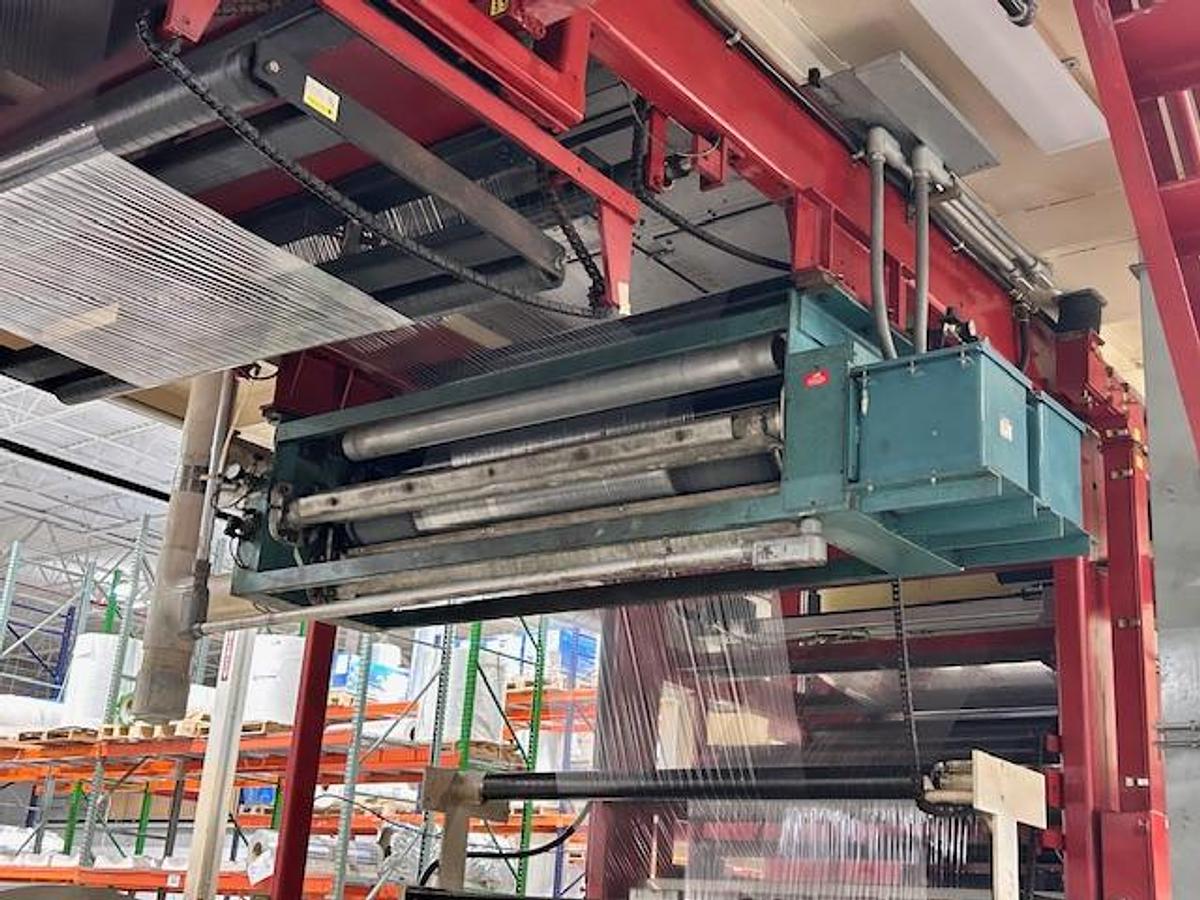 Used 62" WIDE (61" PRINT WIDTH) PCMC 8 COLOR CI PRINTING PRESS WITH MOUNTER